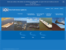 Tablet Screenshot of navioslogistics.com